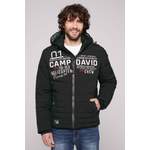 Steppjacke von camp david, in der Farbe Schwarz, aus Polyester, Vorschaubild