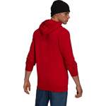 Kapuzenpullover von Adidas, in der Farbe Rot, aus Polyester, andere Perspektive, Vorschaubild