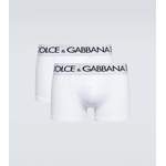 Boxershorts von Dolce&Gabbana, in der Farbe Weiss, aus Baumwolle, Vorschaubild