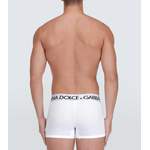 Boxershorts von Dolce&Gabbana, in der Farbe Weiss, aus Baumwolle, andere Perspektive, Vorschaubild