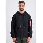 Windbreaker von alpha industries, in der Farbe Schwarz, aus Nylon, Vorschaubild