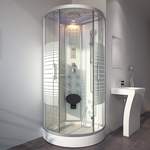 Dusch von Home Deluxe, in der Farbe Weiss, aus Sicherheitsglas, andere Perspektive, Vorschaubild