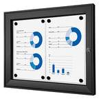 Hängevitrine von Showdown® Displays, in der Farbe Schwarz, aus Aluminium, Vorschaubild