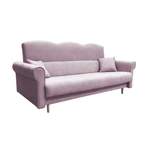 Schlafsofa von MOEBLO, in der Farbe Rosa, aus Massivholz, andere Perspektive, Vorschaubild