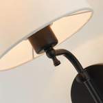 Wandlampe von Searchlight, in der Farbe Schwarz, aus Metall, andere Perspektive, Vorschaubild