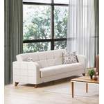 2/3-Sitzer Sofa von JVmoebel, in der Farbe Weiss, aus Textil, andere Perspektive, Vorschaubild