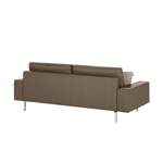 2/3-Sitzer Sofa, in der Farbe Braun, aus Leder, andere Perspektive, Vorschaubild