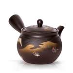Teekocher von teayumi, in der Farbe Schwarz, aus Keramik, andere Perspektive, Vorschaubild