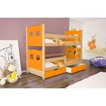 Kinderbett von Stylefy, in der Farbe Orange, aus Holzwerkstoff, andere Perspektive, Vorschaubild