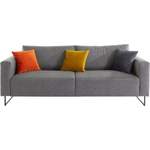2/3-Sitzer Sofa von PLACES OF STYLE, in der Farbe Grau, aus Teilmassiv, Vorschaubild