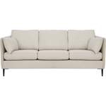 2/3-Sitzer Sofa von Leonique, in der Farbe Weiss, aus Polyester, andere Perspektive, Vorschaubild