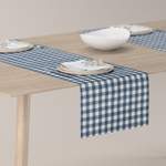 Tischläufer, marinenblau-ecru der Marke Dekoria