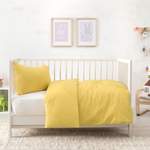 Bettwäsche-Garnitur von Maisons du Monde, in der Farbe Gelb, aus Baumwolle, andere Perspektive, Vorschaubild