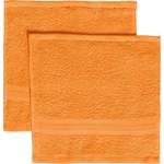 Handtuch-Set von REDBEST, in der Farbe Orange, aus Frottier, andere Perspektive, Vorschaubild