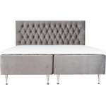 Boxspringbett von PLACES OF STYLE, in der Farbe Grau, andere Perspektive, Vorschaubild