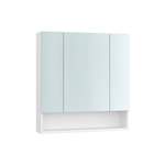 Badezimmerschrank von VASAGLE, in der Farbe Weiss, aus Glas, andere Perspektive, Vorschaubild