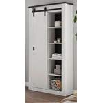 Buffetschrank von Furn.Design, in der Farbe Weiss, aus Holzwerkstoff, andere Perspektive, Vorschaubild