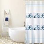 Duschvorhang von MSV, in der Farbe Weiss, aus Polyester, Vorschaubild