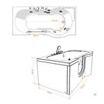 AcquaVapore Whirlpool-Badewanne der Marke AcquaVapore