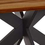 Esstisch von 4Home, in der Farbe Schwarz, aus Massivholz, andere Perspektive, Vorschaubild