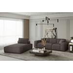 2/3-Sitzer Sofa von Fun Moebel, in der Farbe Braun, aus Velvet, andere Perspektive, Vorschaubild