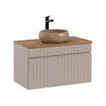 Waschbeckenunterschrank von einfachgutemoebel, in der Farbe Grau, aus Holzwerkstoff, andere Perspektive, Vorschaubild