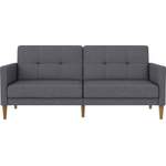 2/3-Sitzer Sofa von Dorel Home, in der Farbe Grau, aus Webstoff, Vorschaubild