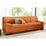 2/3-Sitzer Sofa von DOMO collection, in der Farbe Braun, aus Microfaser, andere Perspektive, Vorschaubild