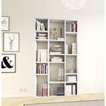Bücherregal von fif möbel, in der Farbe Weiss, aus Wabenplatte, andere Perspektive, Vorschaubild