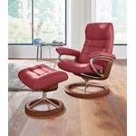 Relaxsessel von Stressless®, in der Farbe Rot, aus Leder, andere Perspektive, Vorschaubild