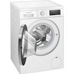 Frontladerwaschmaschine von Siemens, in der Farbe Weiss, aus Baumwolle, andere Perspektive, Vorschaubild