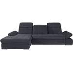 Ecksofa von COTTA, in der Farbe Schwarz, aus Polyester, andere Perspektive, Vorschaubild