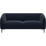 2/3-Sitzer Sofa von FLEXLUX, in der Farbe Blau, aus Velvet, andere Perspektive, Vorschaubild