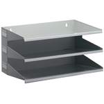 Schreibtisch von Durable, in der Farbe Grau, aus Stahl, Vorschaubild