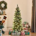 Weihnachtsbaum von HOMCOM, aus Kunststoff, andere Perspektive, Vorschaubild