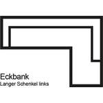 Eckbank von exxpo - sofa fashion, in der Farbe Weiss, aus Holzwerkstoff, andere Perspektive, Vorschaubild