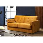 2/3-Sitzer Sofa von OKAY, in der Farbe Gelb, andere Perspektive, Vorschaubild