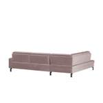 Ecksofa von Sofa.de, in der Farbe Rosa, andere Perspektive, Vorschaubild