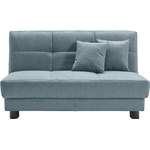 Schlafsofa von ell + ell, in der Farbe Blau, aus Flachgewebe, andere Perspektive, Vorschaubild