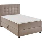 Boxspringbett von ATLANTIC home collection, in der Farbe Braun, aus Massivholz, Vorschaubild