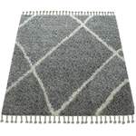 Hochflorteppich von PACO HOME, in der Farbe Grau, andere Perspektive, Vorschaubild