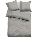 Bettwäsche-Garnitur von Tom Tailor, in der Farbe Grau, aus Flanell, andere Perspektive, Vorschaubild