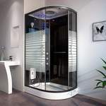 Dusch von Home Deluxe, in der Farbe Schwarz, aus Sicherheitsglas, Vorschaubild