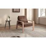 Loungesessel von Sit&More, in der Farbe Braun, aus Baumwolle, andere Perspektive, Vorschaubild