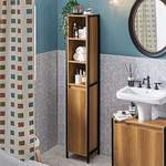 Badezimmerschrank von SoBuy, in der Farbe Braun, aus Metall, andere Perspektive, Vorschaubild
