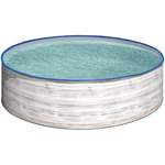 Schwimmbecken von GRE, in der Farbe Weiss, aus Polyvinylchlorid, andere Perspektive, Vorschaubild