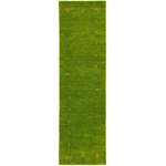 Läufer Teppich von morgenland, in der Farbe Grün, aus Schurwolle, andere Perspektive, Vorschaubild