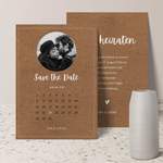 Save-the-Date Karte der Marke MY FAM POSTER | Personalisierte Poster