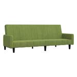 2/3-Sitzer Sofa von vidaXL, in der Farbe Grün, aus Samt, andere Perspektive, Vorschaubild
