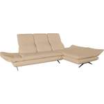 Ecksofa von PLACES OF STYLE, in der Farbe Beige, aus Leder, Vorschaubild